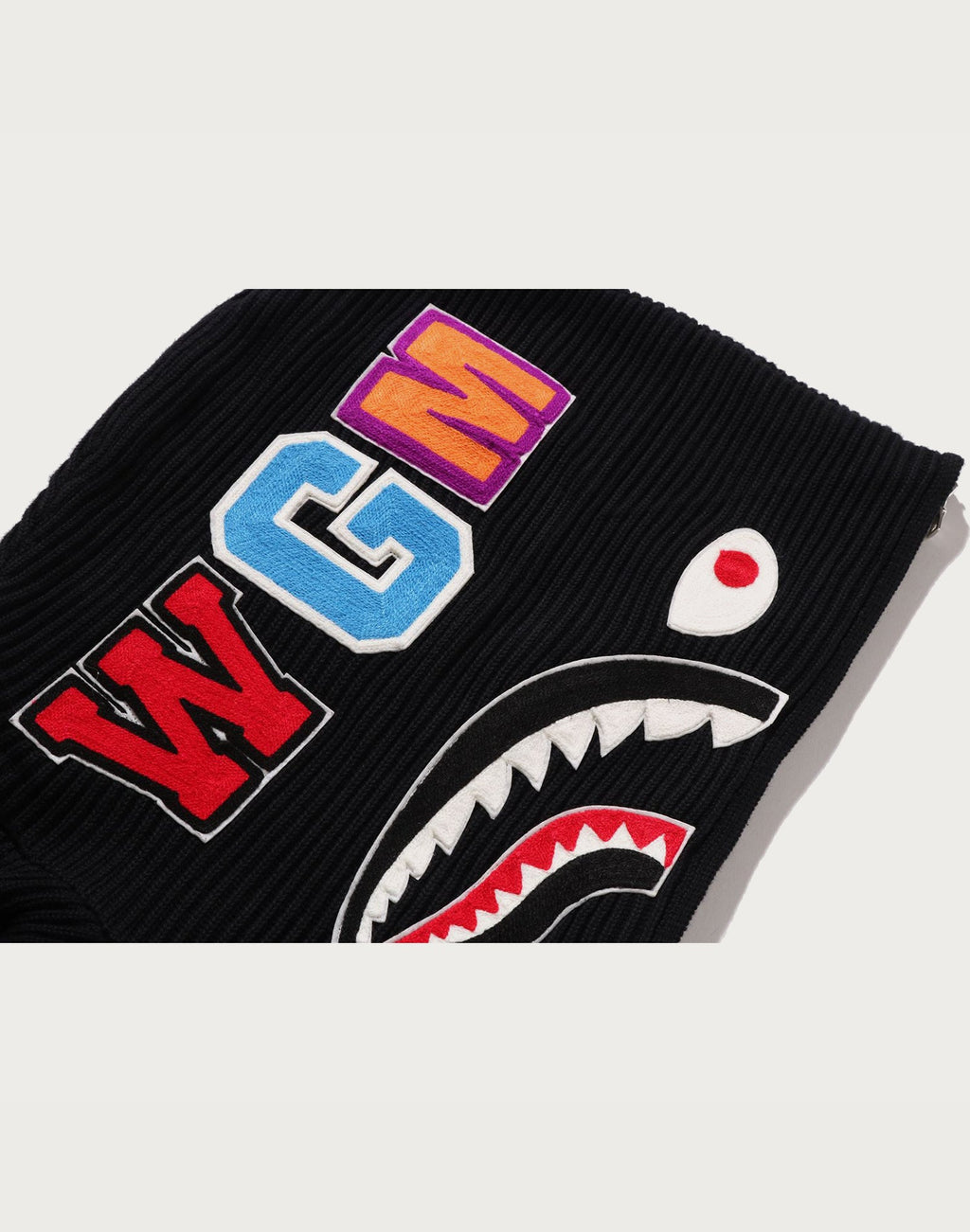 SHARK FULL ZIP KNIT HOODIE MENS