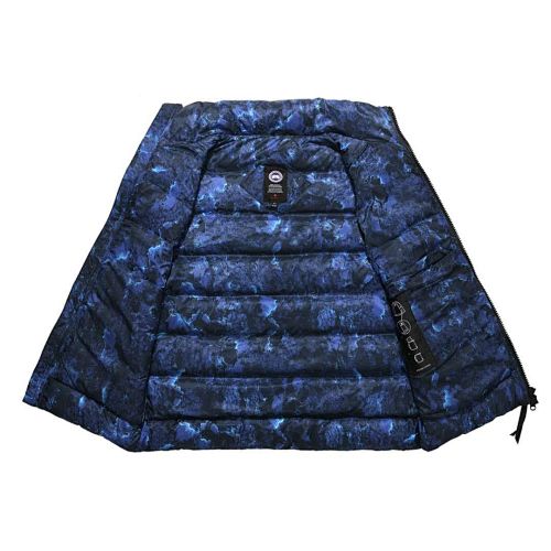 Canada Goose Navy Blue Camo Print Packable Down Jacket