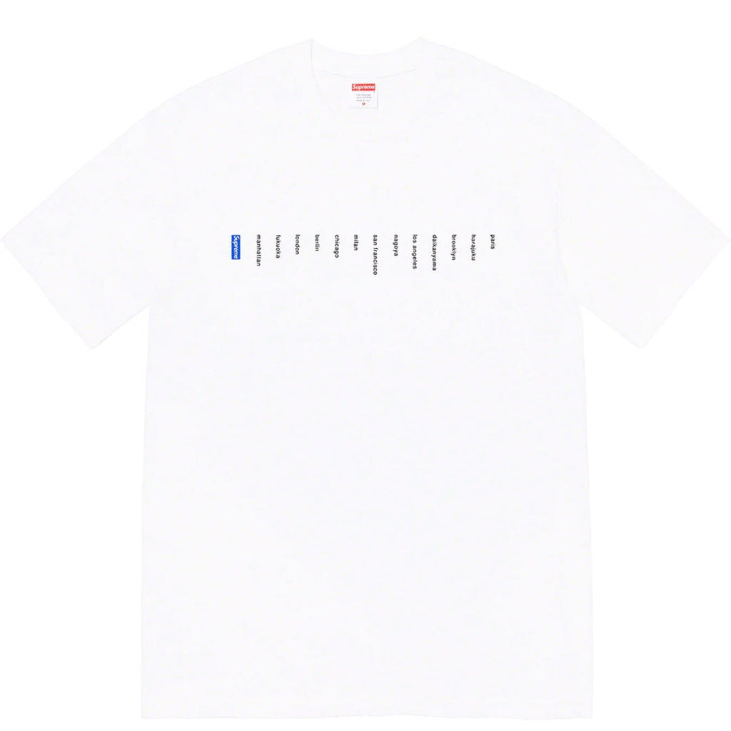 Supreme Location Tee – 100% Cotton Graphic Tee