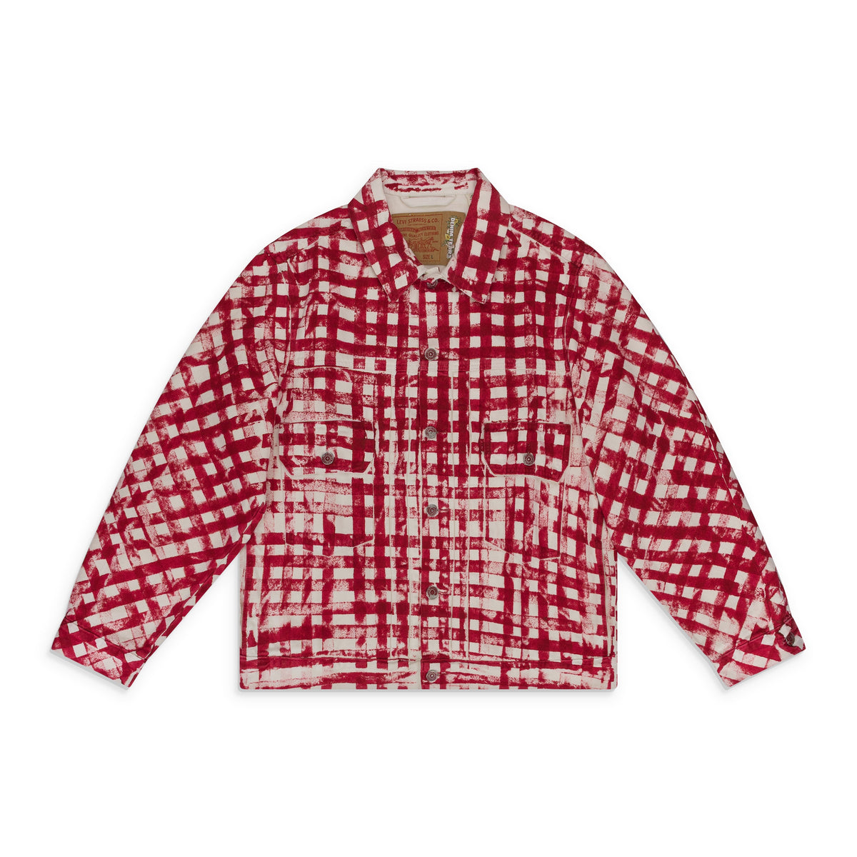 Red Kiss My Grits Picnic Type-2 Jacket