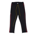 Black / Burgundy Traxedo Pants