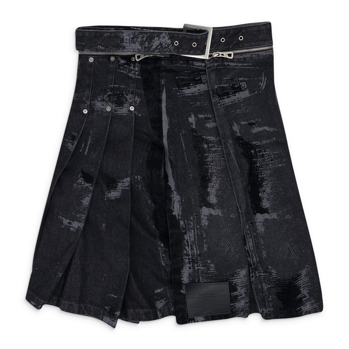 Black Denim Kilt