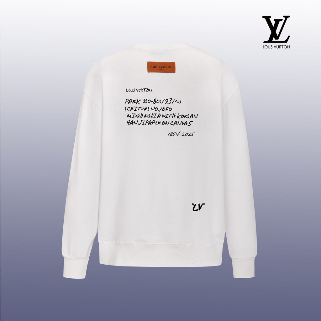 Designer Graphic Print Crewneck Sweatshirt
