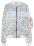 PDF dust-effect denim jacket