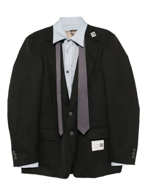 Maison MIHARA YASUHIRO mix-layered jacket