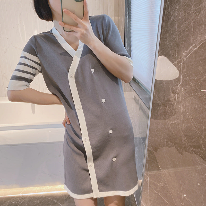 Women's Color-Block T-Shirt Dress | Thom Browne