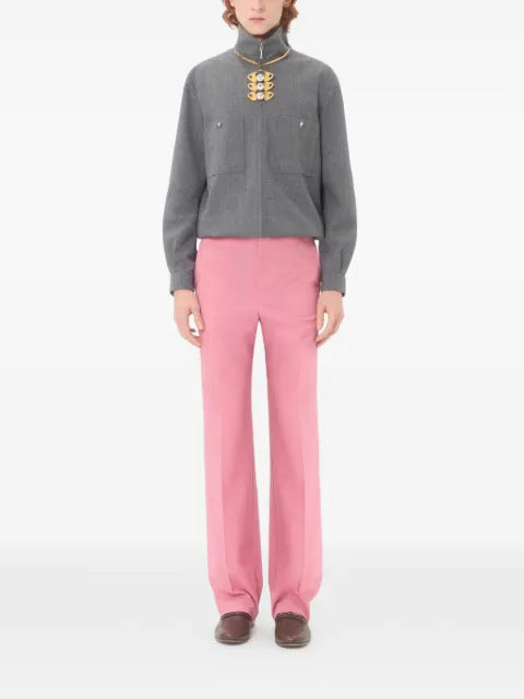 Valentino Garavani shirt jacket in mouliné wool