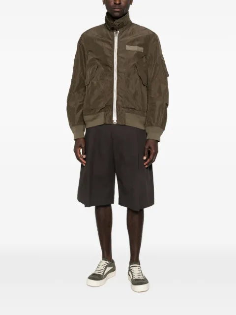 sacai bicolor-panel jacket