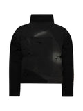 Who Decides War upcycled patchwork jacket