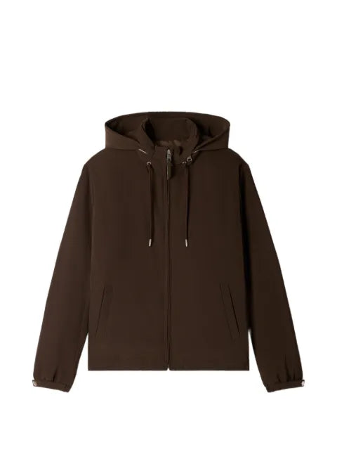 SANDRO hooded zip-up jacket