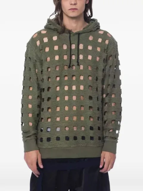 Nicolò Beretta cutout-knit hoodie