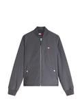 Tommy Hilfiger logo-patch zip-up bomber jacket