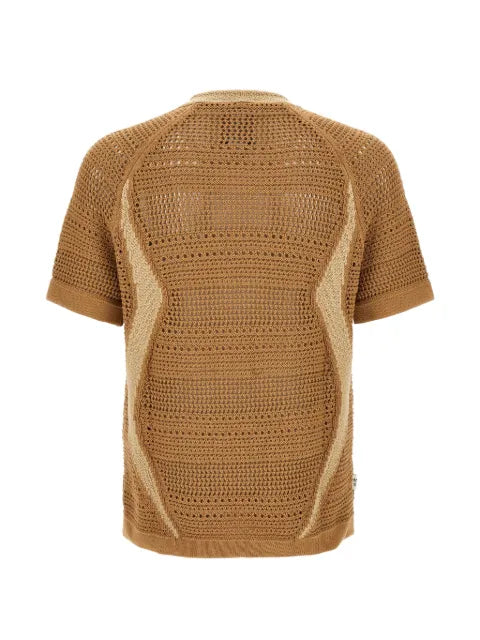 adidas x Clot half-zip knitted polo shirt