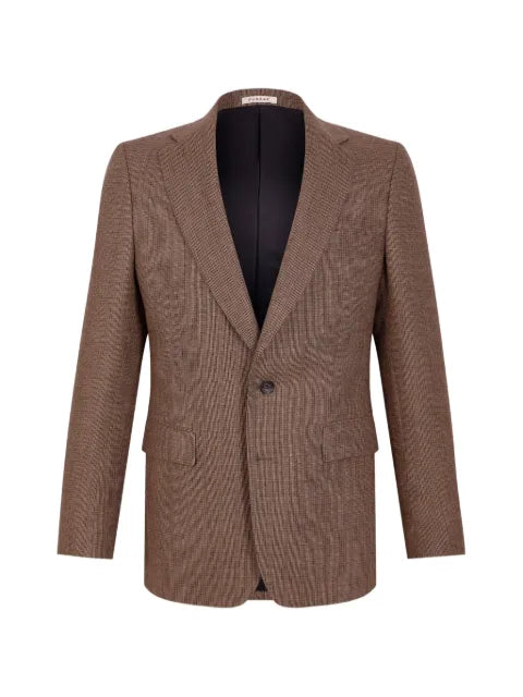 FURSAC houndstooth-pattern blazer