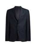 ETRO single-breasted wool jacquard jacket with Arnica motif