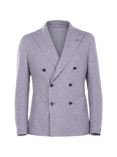 Tagliatore double-breasted peaked-lapel blazer