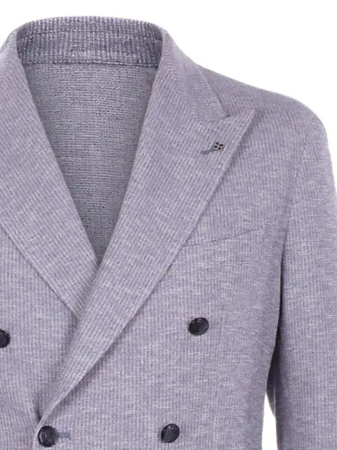 Tagliatore double-breasted peaked-lapel blazer