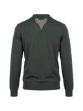 Altea polo-collar long-sleeve sweater