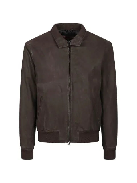 Stewart zip-up leather jacket