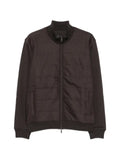 Fay quilted zip-up jacket