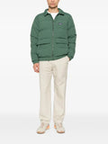 Patagonia quilted logo-patch jacket