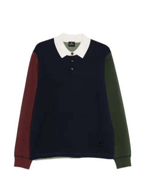 PS Paul Smith colour-block long-sleeve sweater