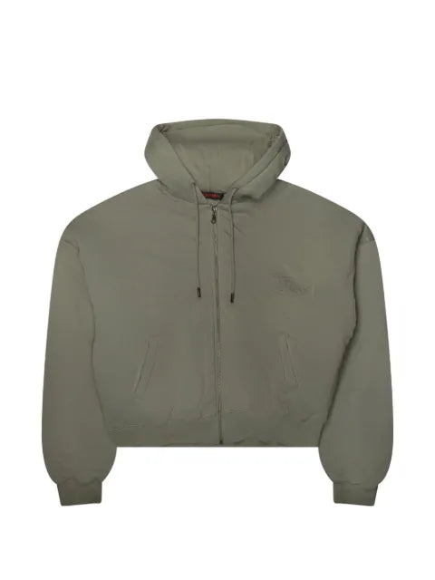 LỰU ĐẠN wadded zip-up hoodie