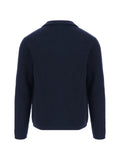 Emporio Armani half-zip ribbed-knit sweater