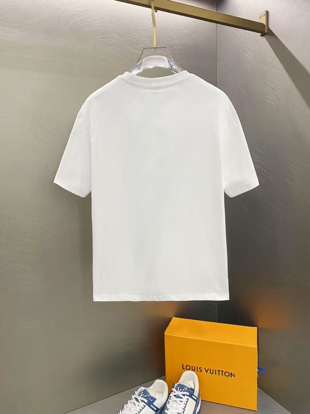 Amiri Eagle Motif Front Graphic Crew‑Neck Short‑Sleeve T‑Shirt