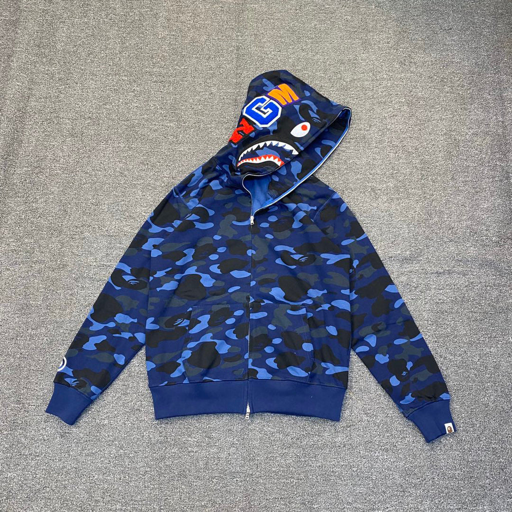 BAPE 1ST CAMO Shark Full-Zip Hoodie