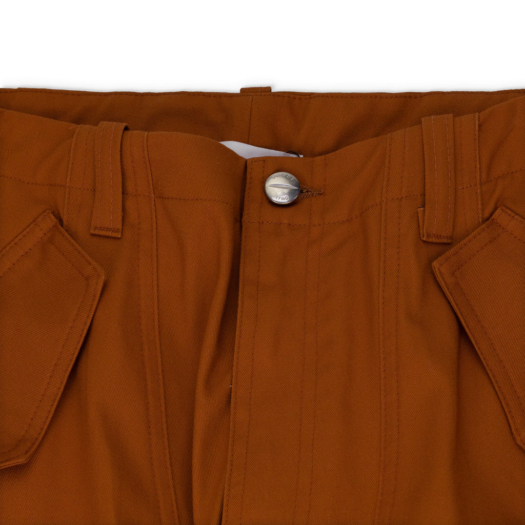 Orange Suiting Cargo Pants