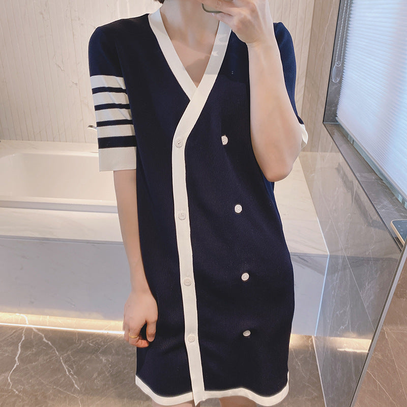Women's Color-Block T-Shirt Dress | Thom Browne