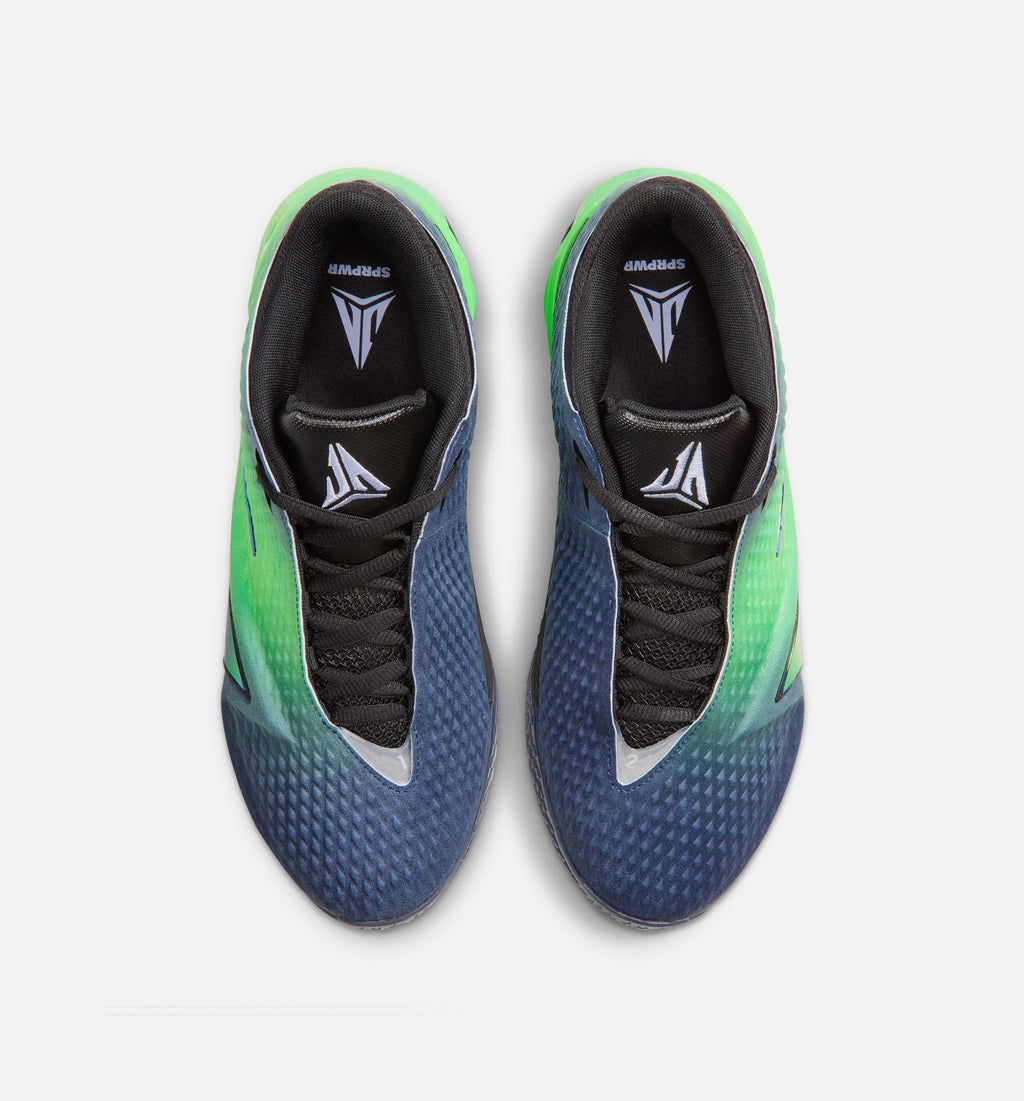 Ja 4 Nightmare Men's Lifestyle Shoes - Obsidian/Black/Electric Green/Metallic Silver