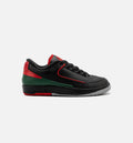 Air Jordan 2 Retro Low Christmas Grade School Lifestyle Shoe – Black/Fire Red/Cement Grey