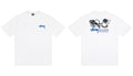 Stussy Shell Beach Roots Front And Back Graphic Short Sleeve Tee