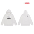 Supreme × The North Face Metallic Logo Hoodie – White