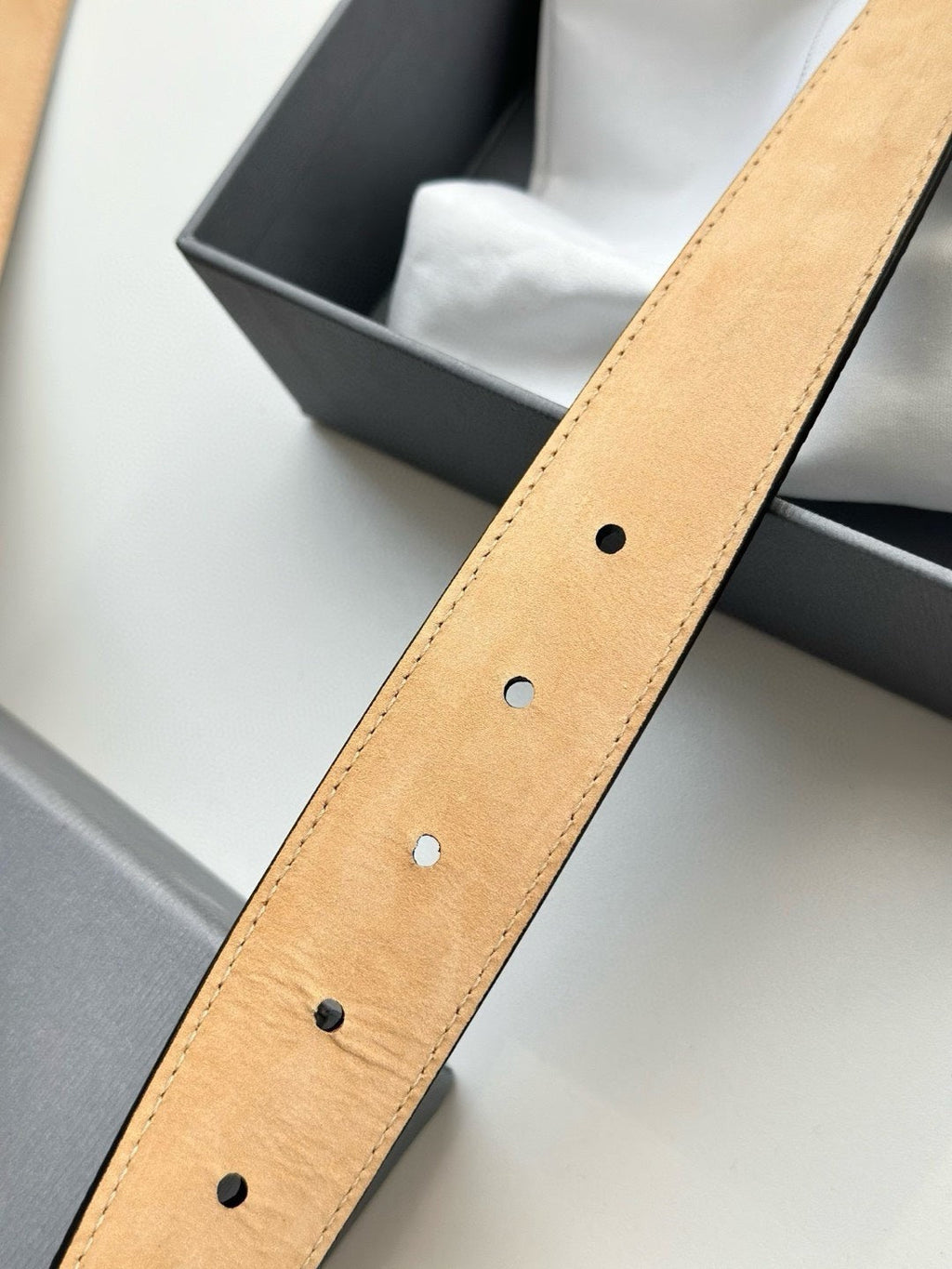 classic square toe belt