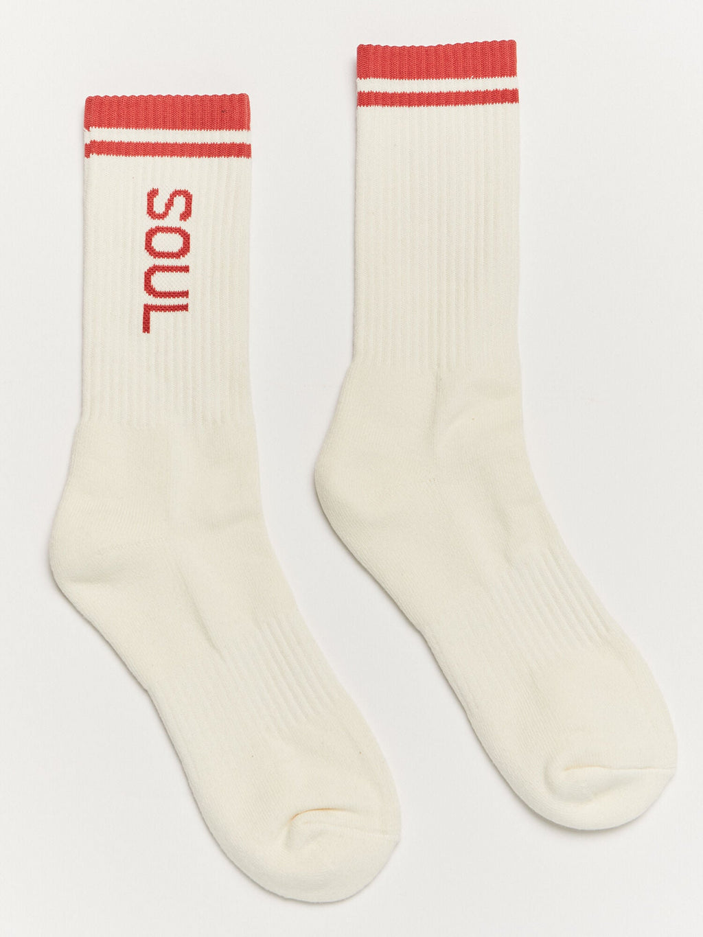 CREAM CALF SOCK