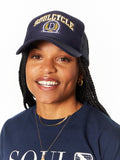NAVY TRUCKER HAT