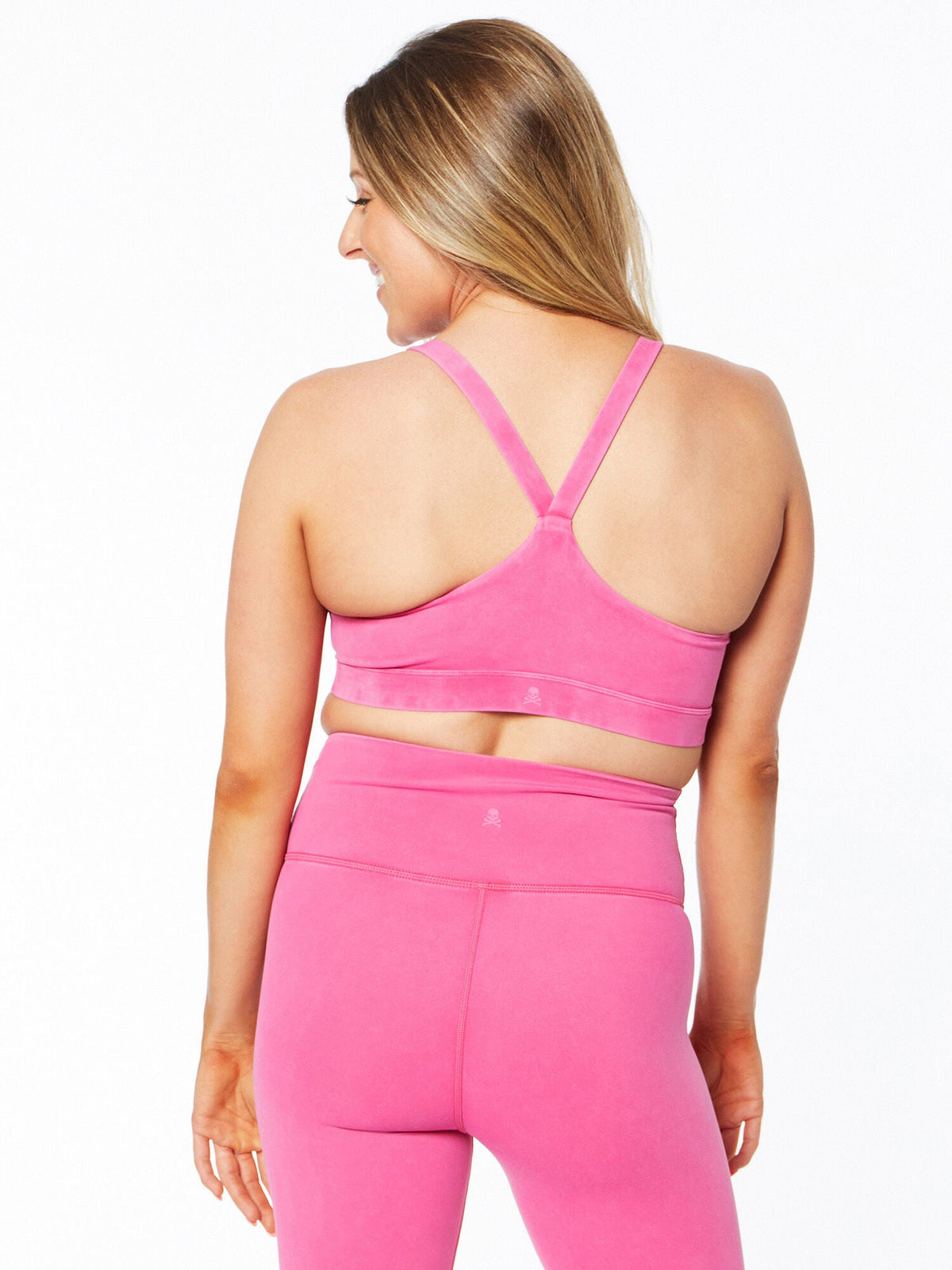 PINK PODIUM BRA MINERAL WASH