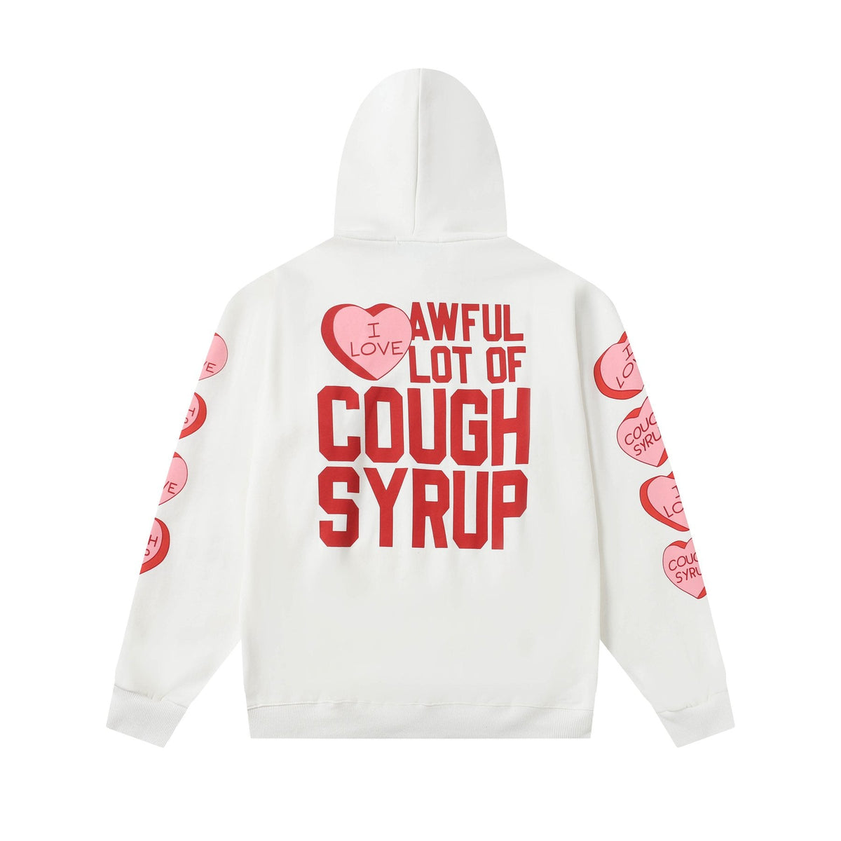 THAT'S A AWFUL LOT OF COUGH SYRUP Angel Tears Graphic Hoodie