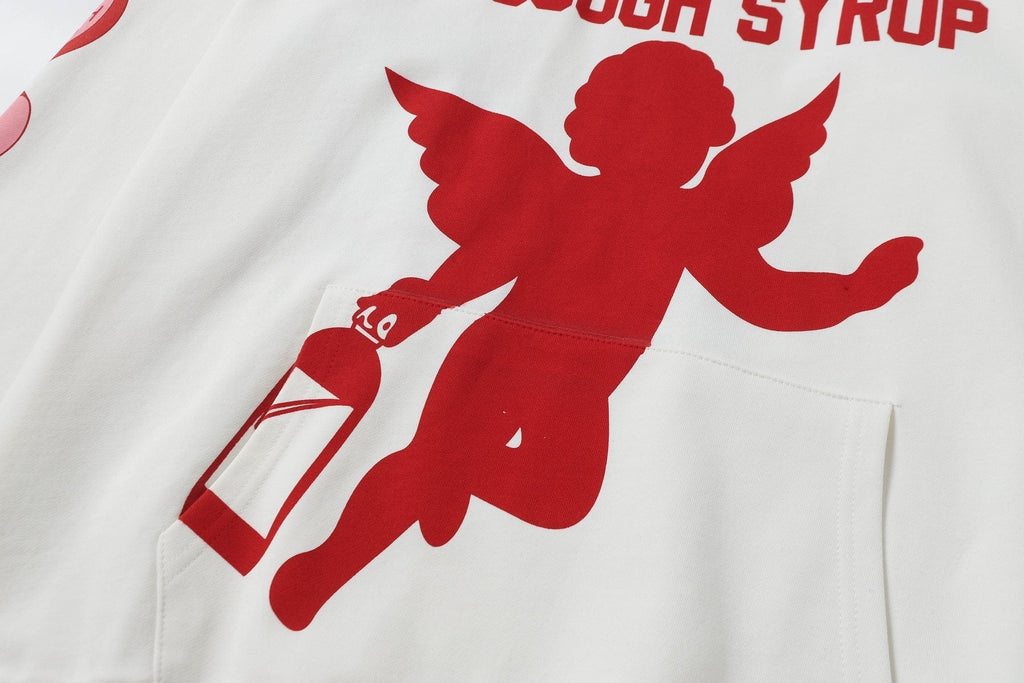 THAT'S A AWFUL LOT OF COUGH SYRUP Angel Tears Graphic Hoodie