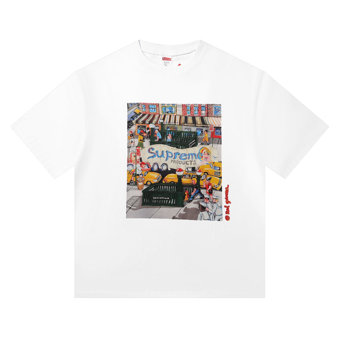 Supreme Manhattan Street Scene Graphic T-Shirt