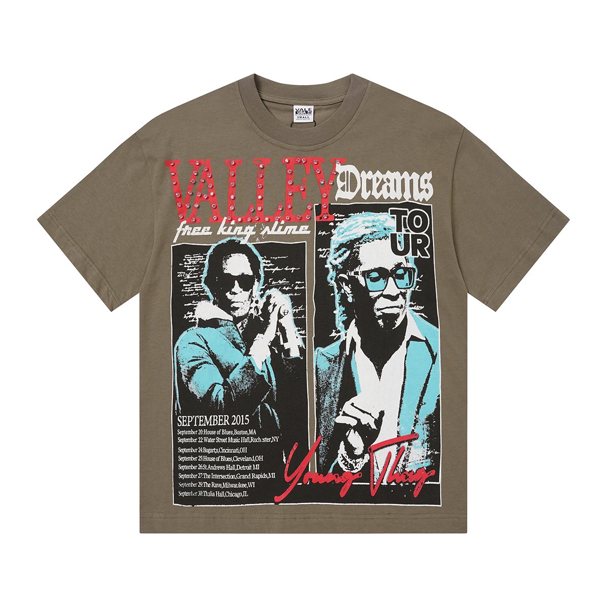 VALLEY Dreams Tour Rhinestone Graphic T-Shirt