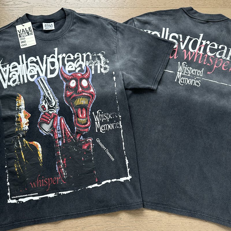 VALE USA Distressed Dreams Graphic T-Shirt