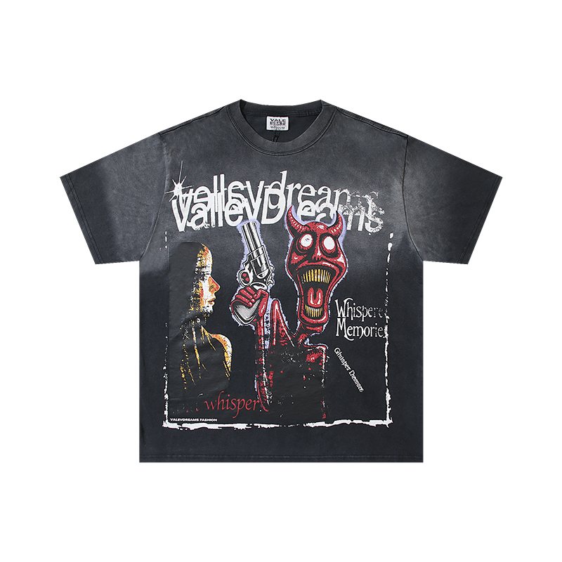 VALE USA Distressed Dreams Graphic T-Shirt