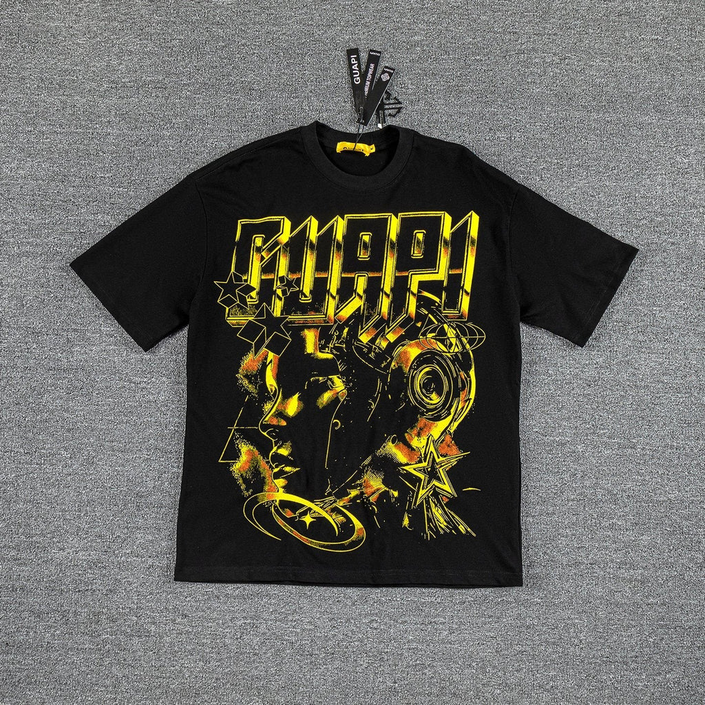 GUAPI Lost in Space Astronaut Graphic T-Shirt