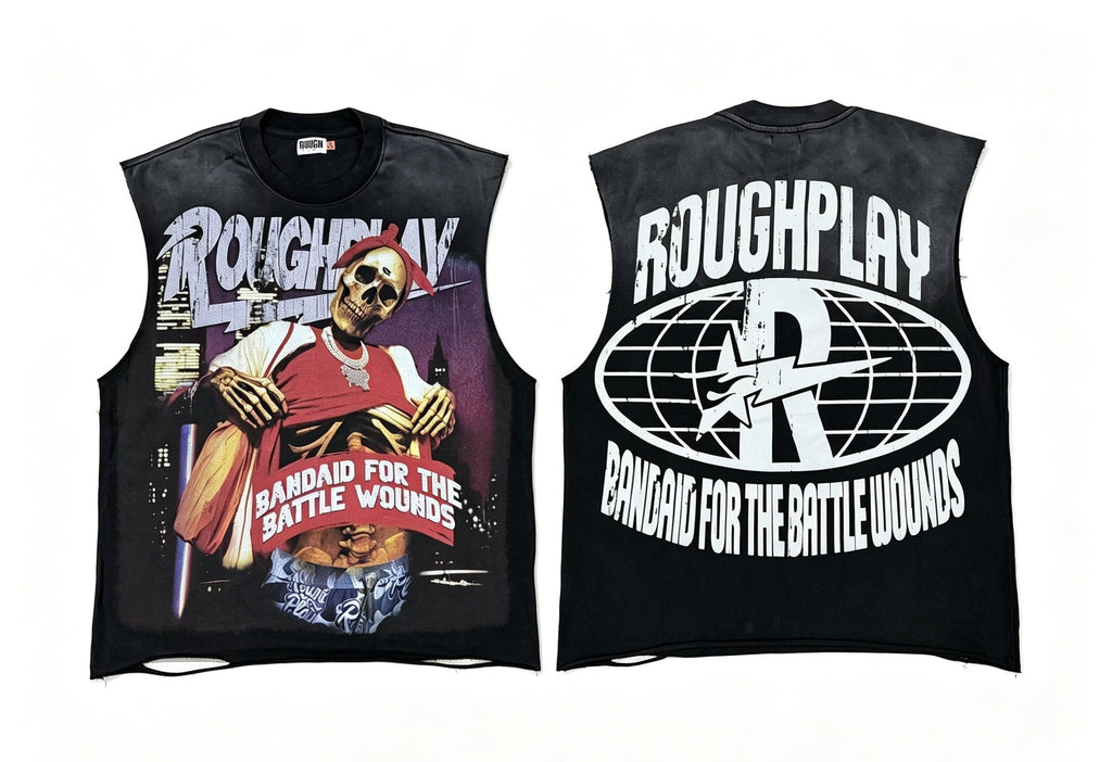 Rough Play Champion Graphic Sleeveless T-Shirt
