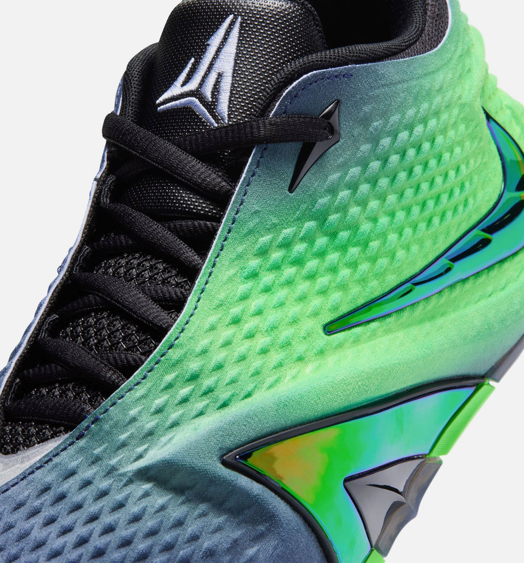 Ja 4 Nightmare Men's Lifestyle Shoes - Obsidian/Black/Electric Green/Metallic Silver