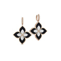 Roberto Coin Style Four-Leaf Clover Cubic Zirconia Earrings
